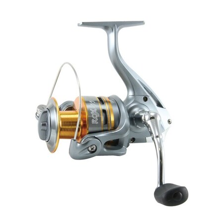 Okuma Rox Spinning Reel, 2Bb 511 Ratio, Alum Spool, Mono 18215, 201 ROX-55